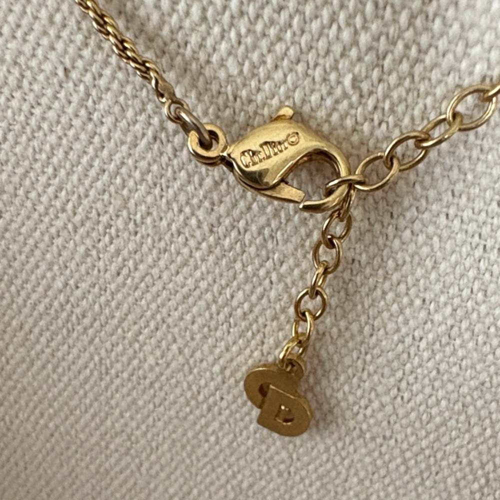 Dior Gold High Heel Shoe Pendant Necklace - Women Jewelry - Picture 4 of 7